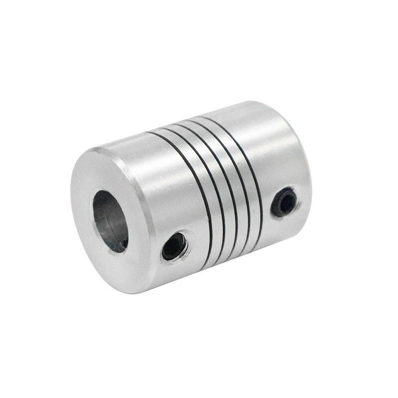 Aluminum Flexible Shaft Coupler 5/6.35/8mm To 5/6.35/8/10mm Cnc Reprap 3dprinter