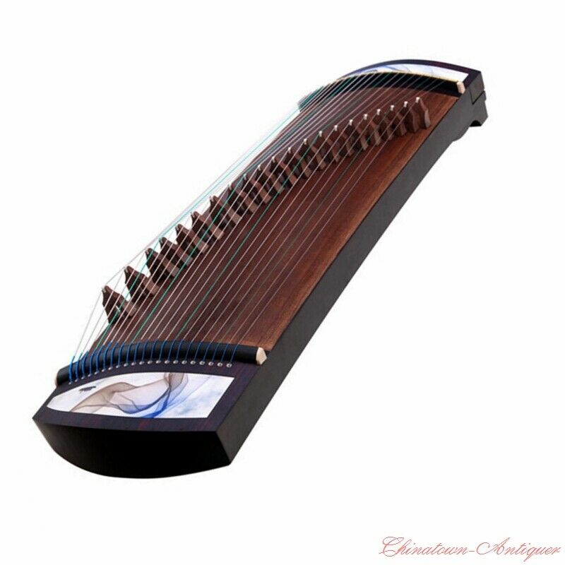 Portable Child 39" 21-string Guzheng Zither Harp Koto Concert Grade 便攜式古箏 #1530
