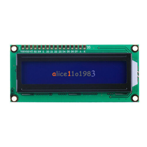 1602 16x2 Character Lcd Display Module Hd44780 Controller Blue Blacklight