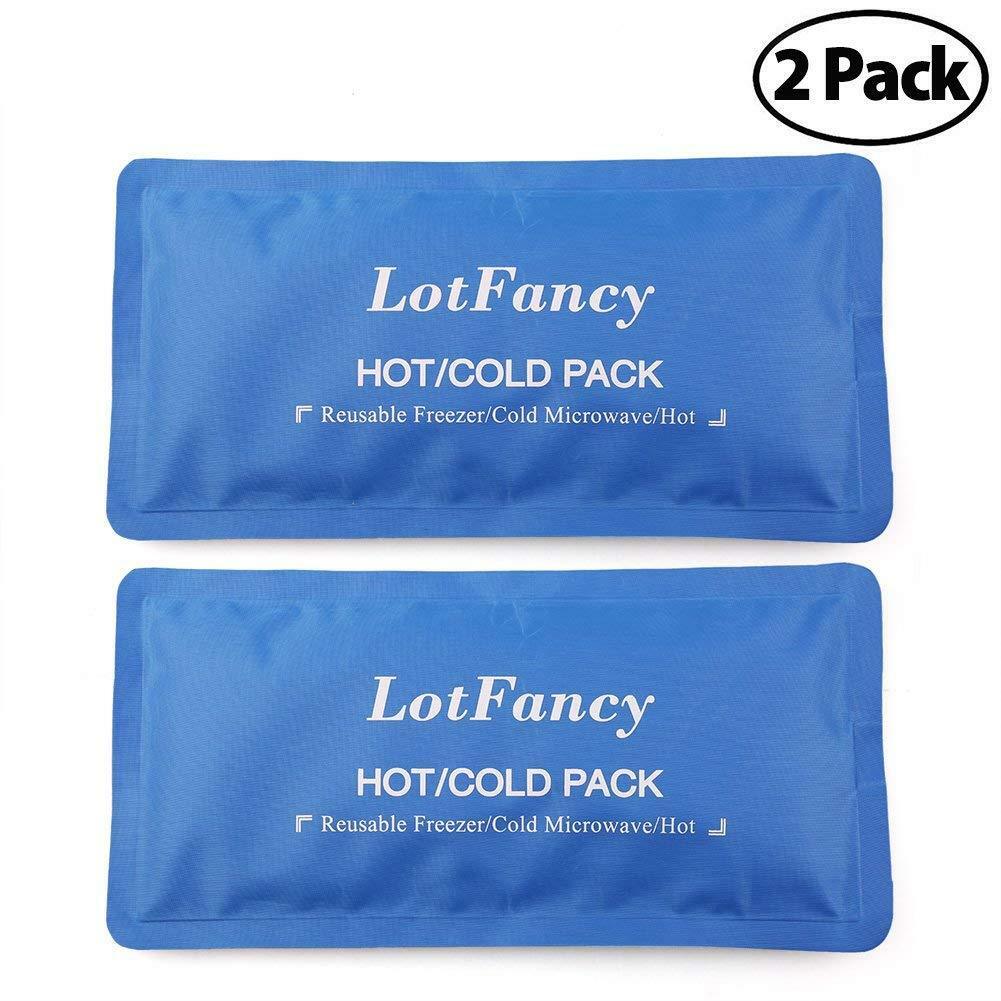 Gel Ice Hot Cold Pack Therapy Reusable For Injuries First Aid Back Shoulder Neck