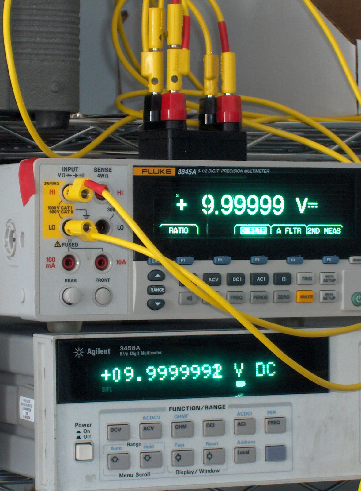 10 Volt 10 V Dc  Prec. Voltage Reference Standard, Nulled To Fluke 732a Or 732b