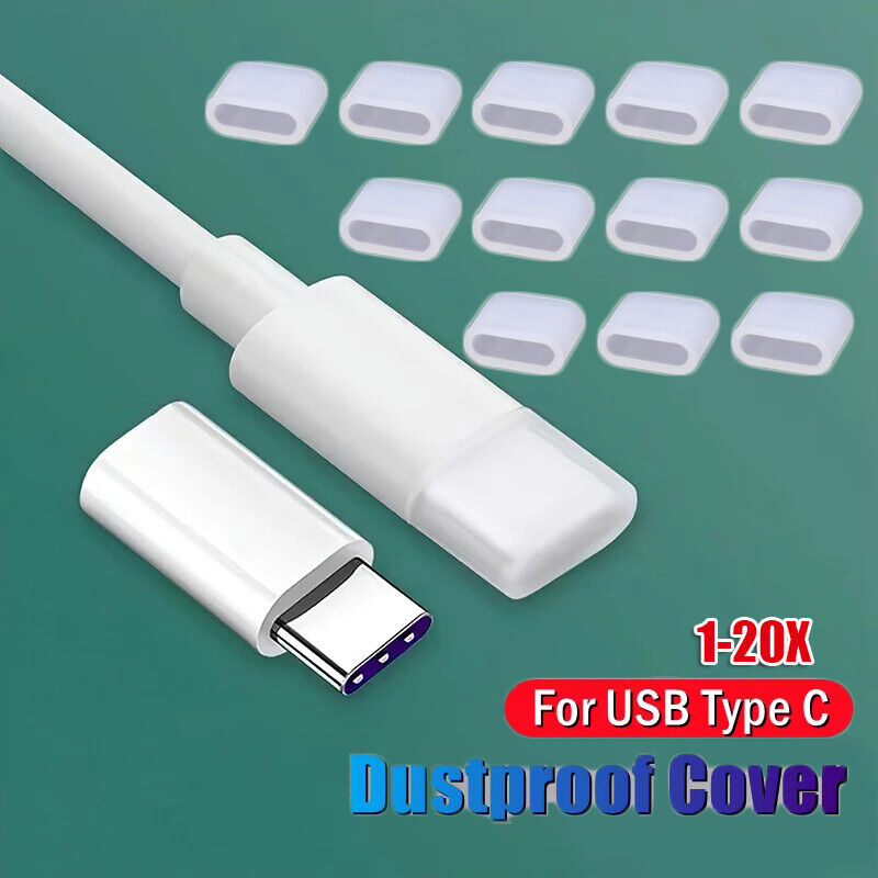 Cable Dust Cover Cap For Type C Cable Usb Adapter Cover Anti-dust Case Cover