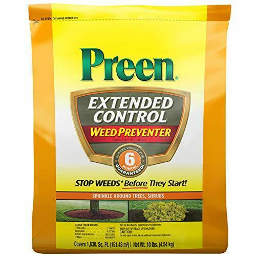 Preen 2464221 Extended Control Weed Preventer 10 Lb. -covers 1630 Sq. Ft