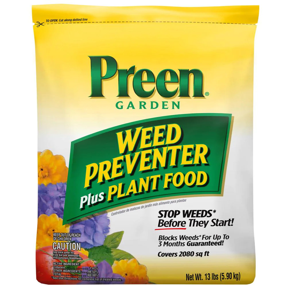 Preen Weed Preventer Plus Plant Food 13 Lb. Controls Crabgrass Synthetic Outdoor