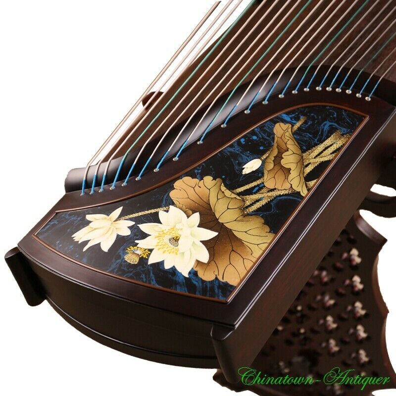 Concert Advanced Guzheng 64" 21-string Chinese Zither Harp Koto 絕色芙蓉 演奏級古箏 #2906
