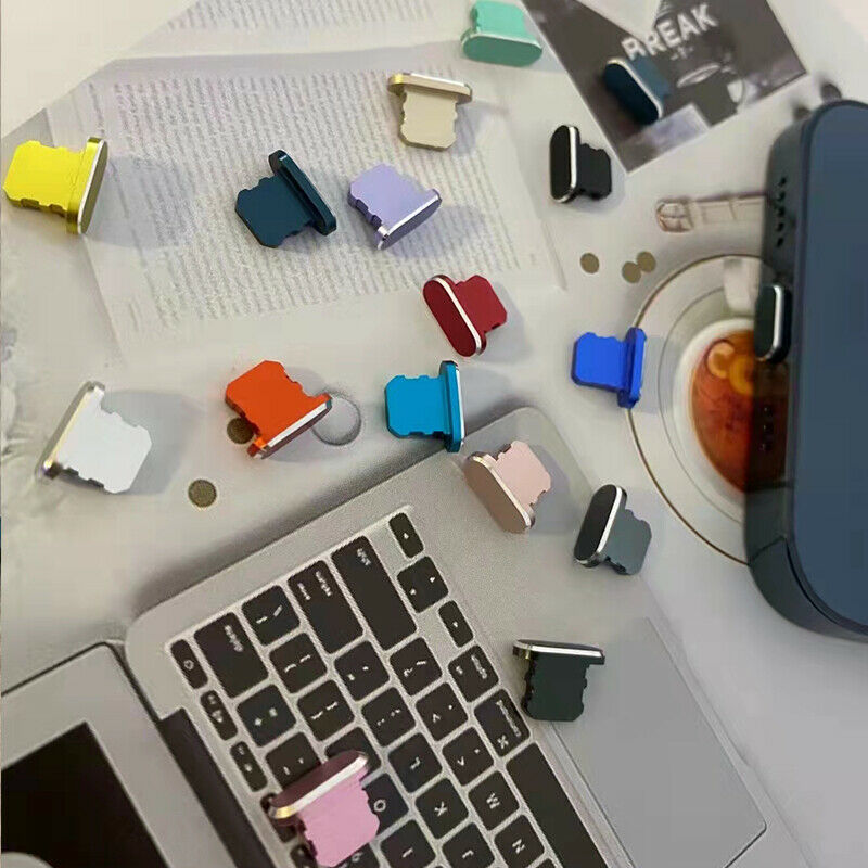 Color Metal Alloy Anti-dust Plug Card Pin For Iphone Ipad 13 11 X 12 Pro Max Lot