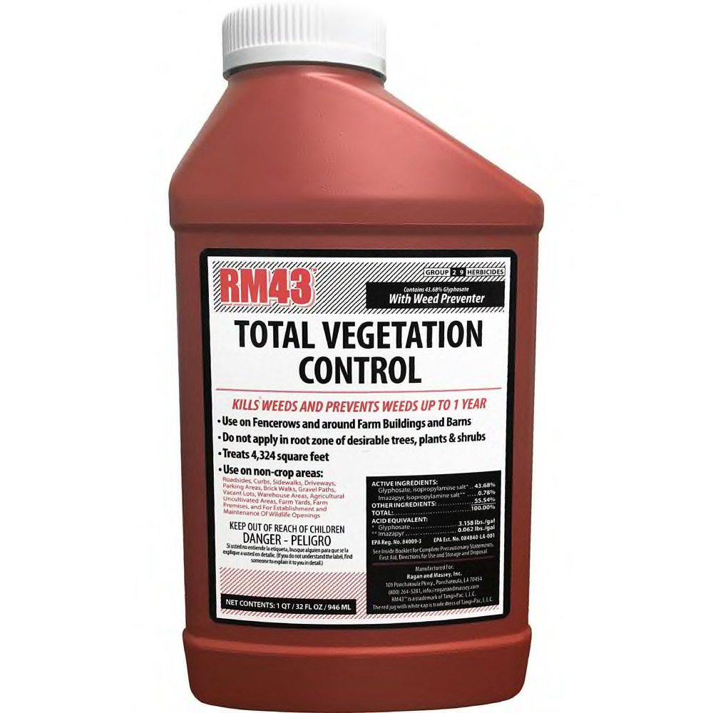 Weed Preventer Total Vegetation Control Grass Killer Concentrated Formula 32 Oz.